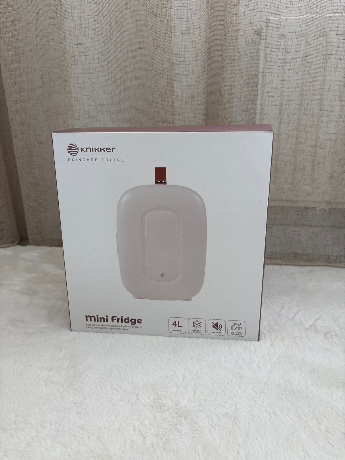 Knkker Skincare Mini Koelkast - 4L Capaciteit, Zonder vriesvak, Refurbished, Ophalen of Verzenden, Minder dan 75 liter