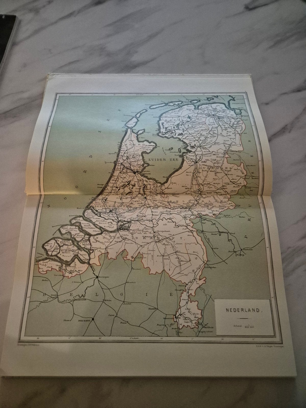 Bos Schoolatlas der Geheele Aarde - Oude Editie, Gelezen, Bosatlas, 1800 tot 2000, Wereld
