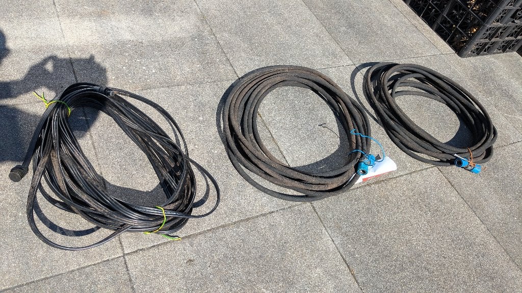 Te koop 3 druppelslang 2x10 1x15mtr met gardena kopp., Ophalen of Verzenden