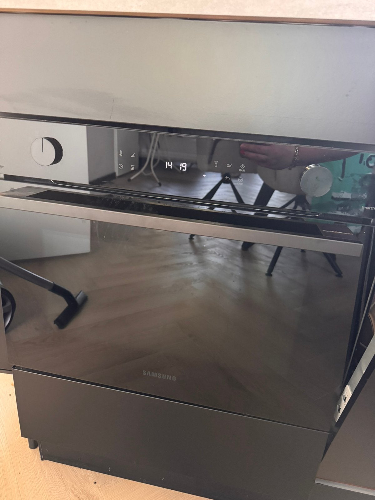Samsung NQ5B4553FBK - Serie 4 Inbouw combimagnetron, Witgoed en Apparatuur, Ophalen, Minder dan 45 cm, Inbouw, Magnetronfunctie