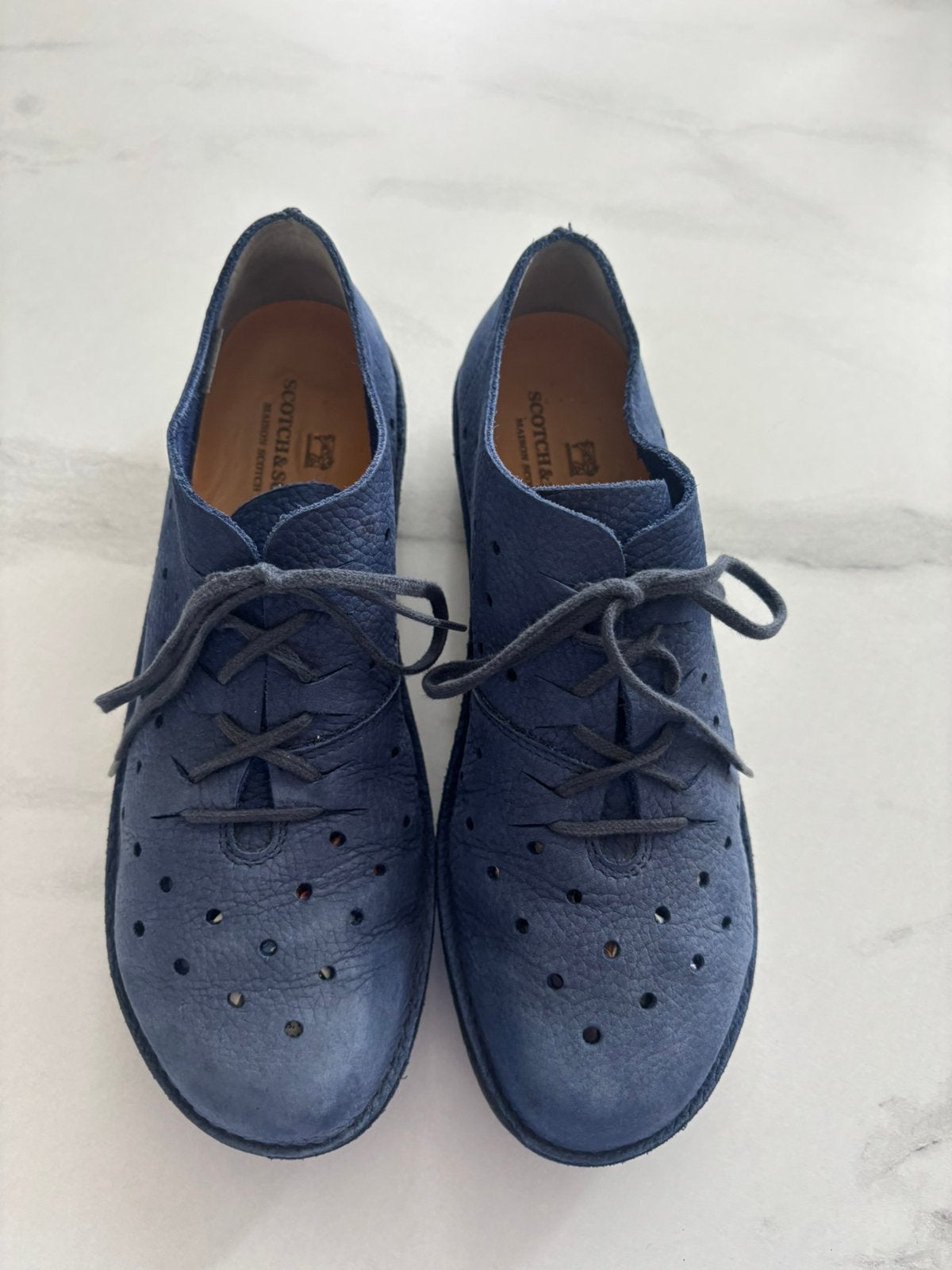 Loints of Holland veterschoenen maat 38 blauw, Ophalen of Verzenden, Gedragen, Blauw, Instappers