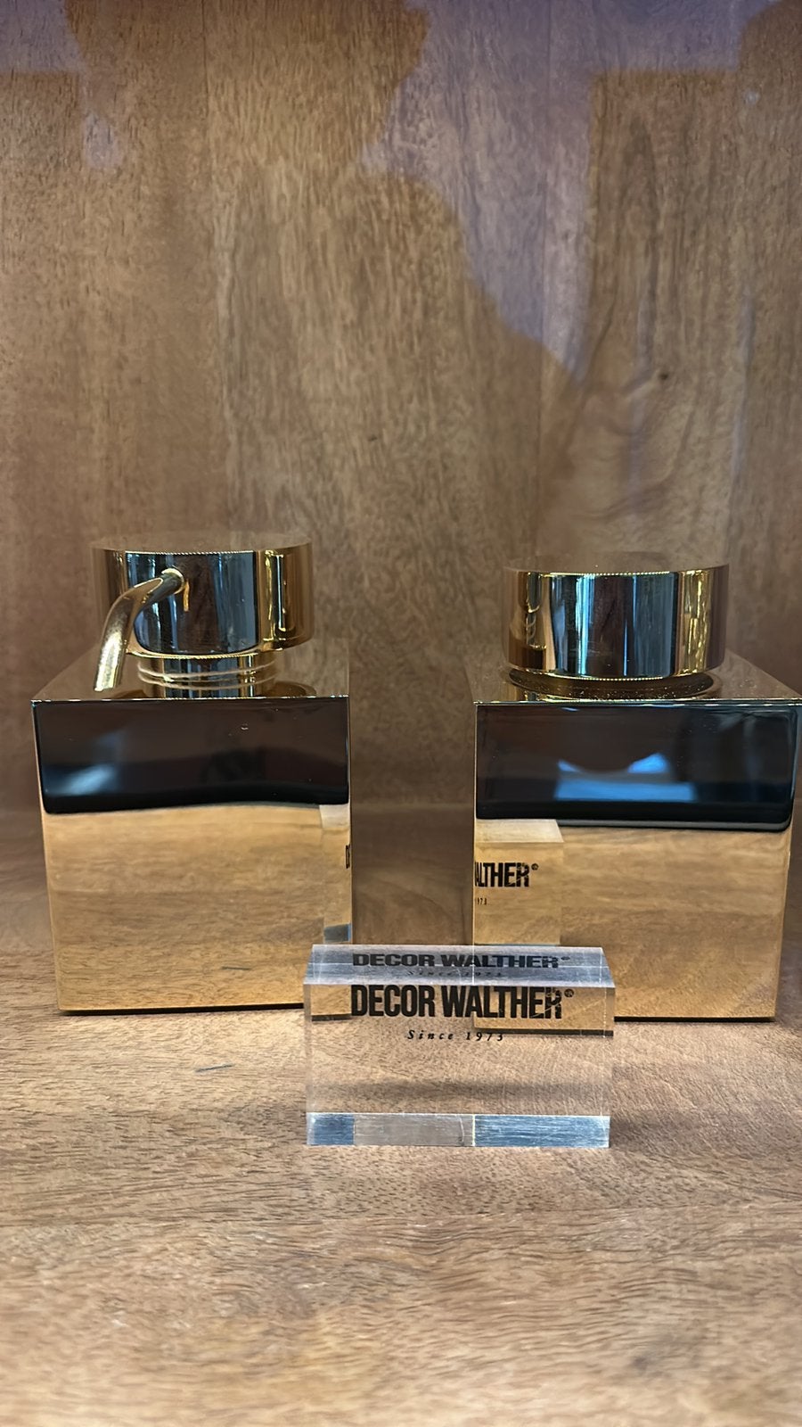 Luxe Zeepdispenser en Opbergbox 24k Verguld Goud, Ophalen of Verzenden, Nieuw, Overige kleuren, Overige typen