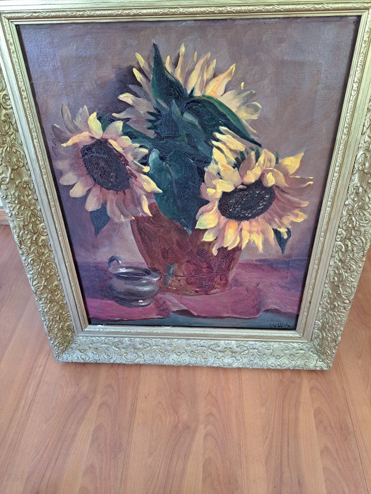 Schilderij  zonnebloemen van Endlich alleen afhalen, Ophalen