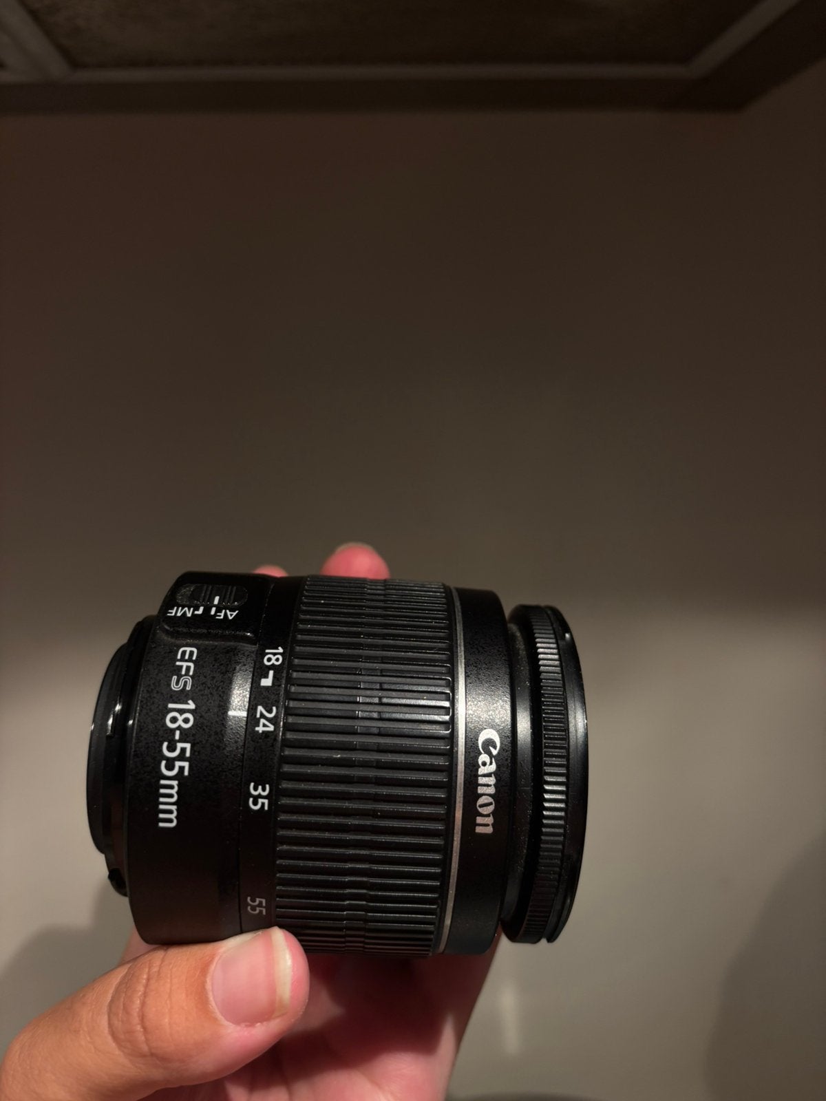 Canon 18-55mm lens, Ophalen, Zo goed als nieuw, Standaardlens