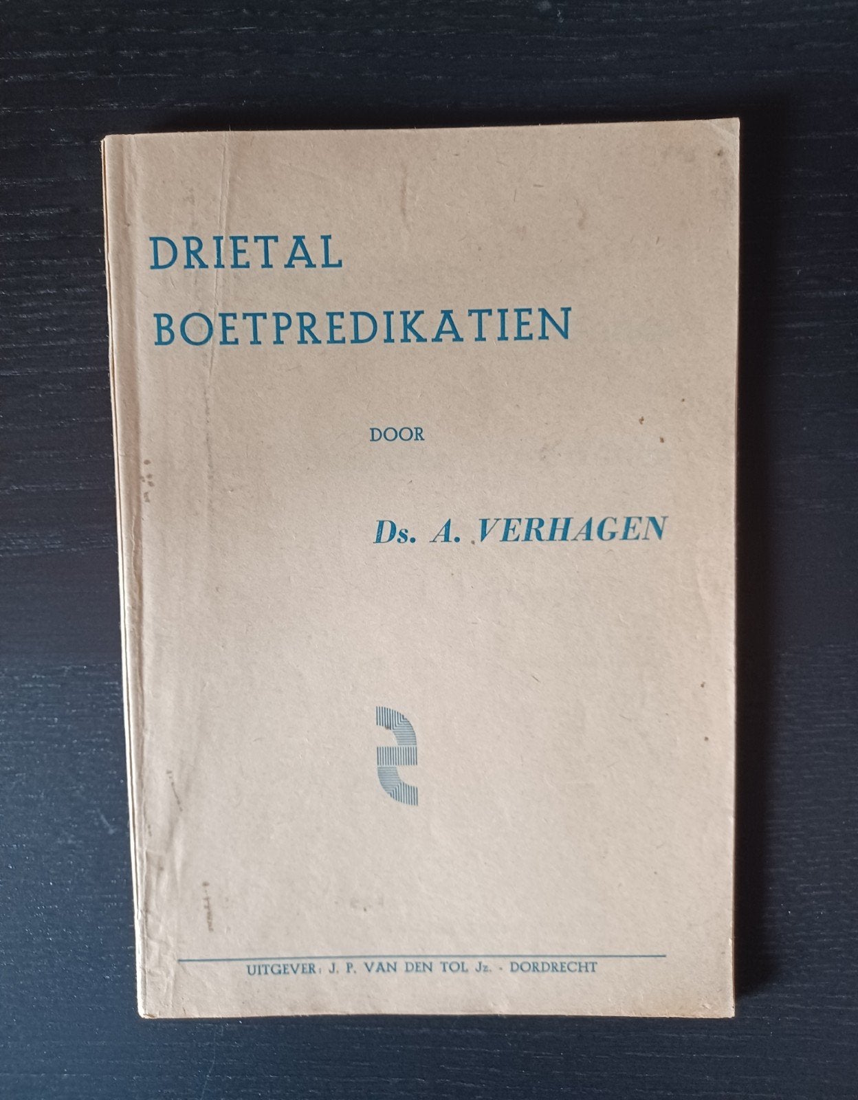 Ds. A. Verhagen, Drietal boetpredikatiën, Ophalen of Verzenden, Gelezen