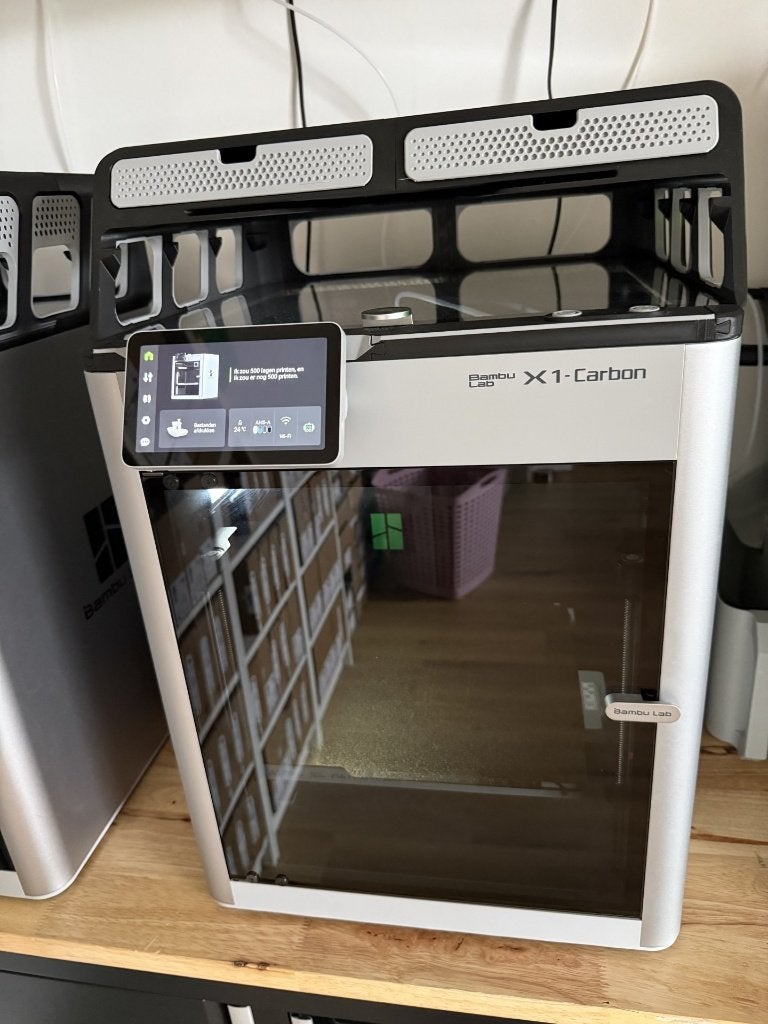 Bambu lab X1C met AMS, Computers en Software, 3D Printers, Ophalen, Ingebouwde Wi-Fi, Zo goed als nieuw, Bambu Lab X1 Carbon