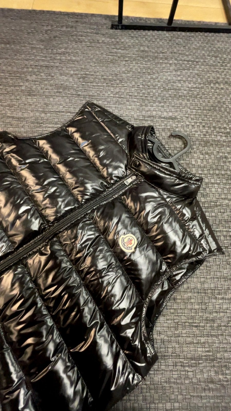 Moncler bodywarmer zwart maat L, Kleding | Heren, Bodywarmers, Ophalen of Verzenden, Zo goed als nieuw, Zwart