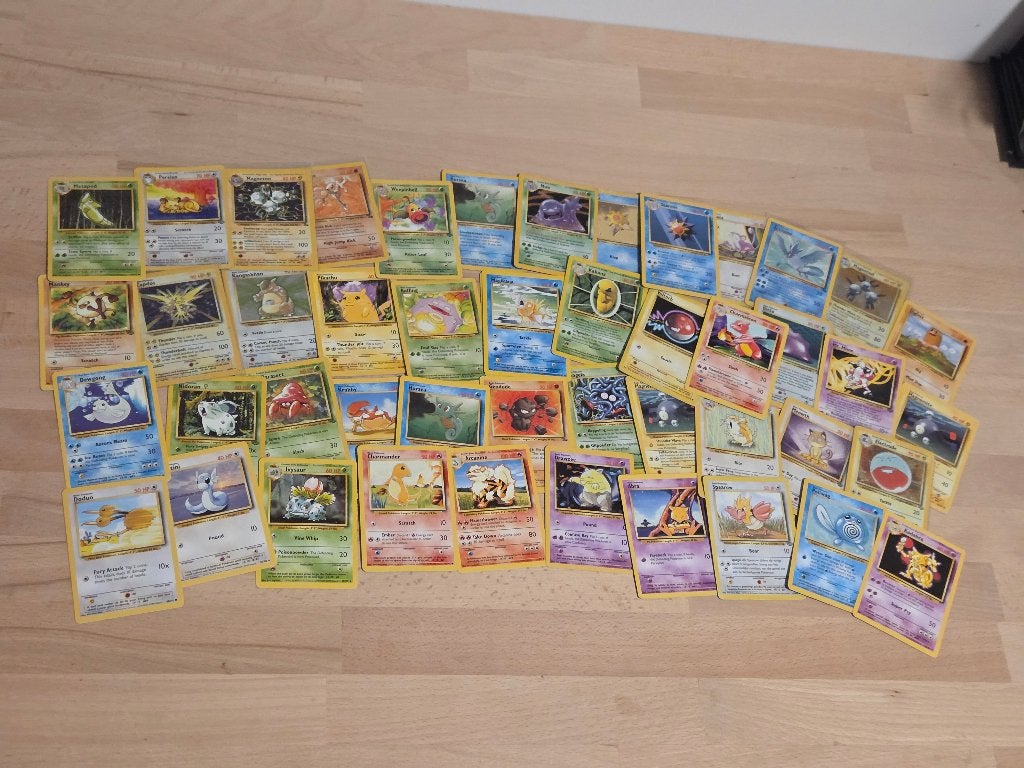 Vintage Pokémon kaarten bundel met holo's – WOTC kaarten!, Ophalen of Verzenden, Zo goed als nieuw, Meerdere kaarten
