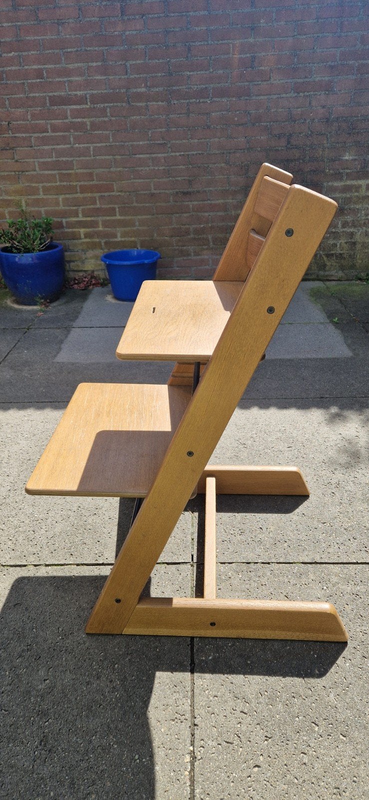 Stokke Tripp Trapp-stoel eikenhout, eikenhout, Ophalen, Gebruikt, Meegroeistoel