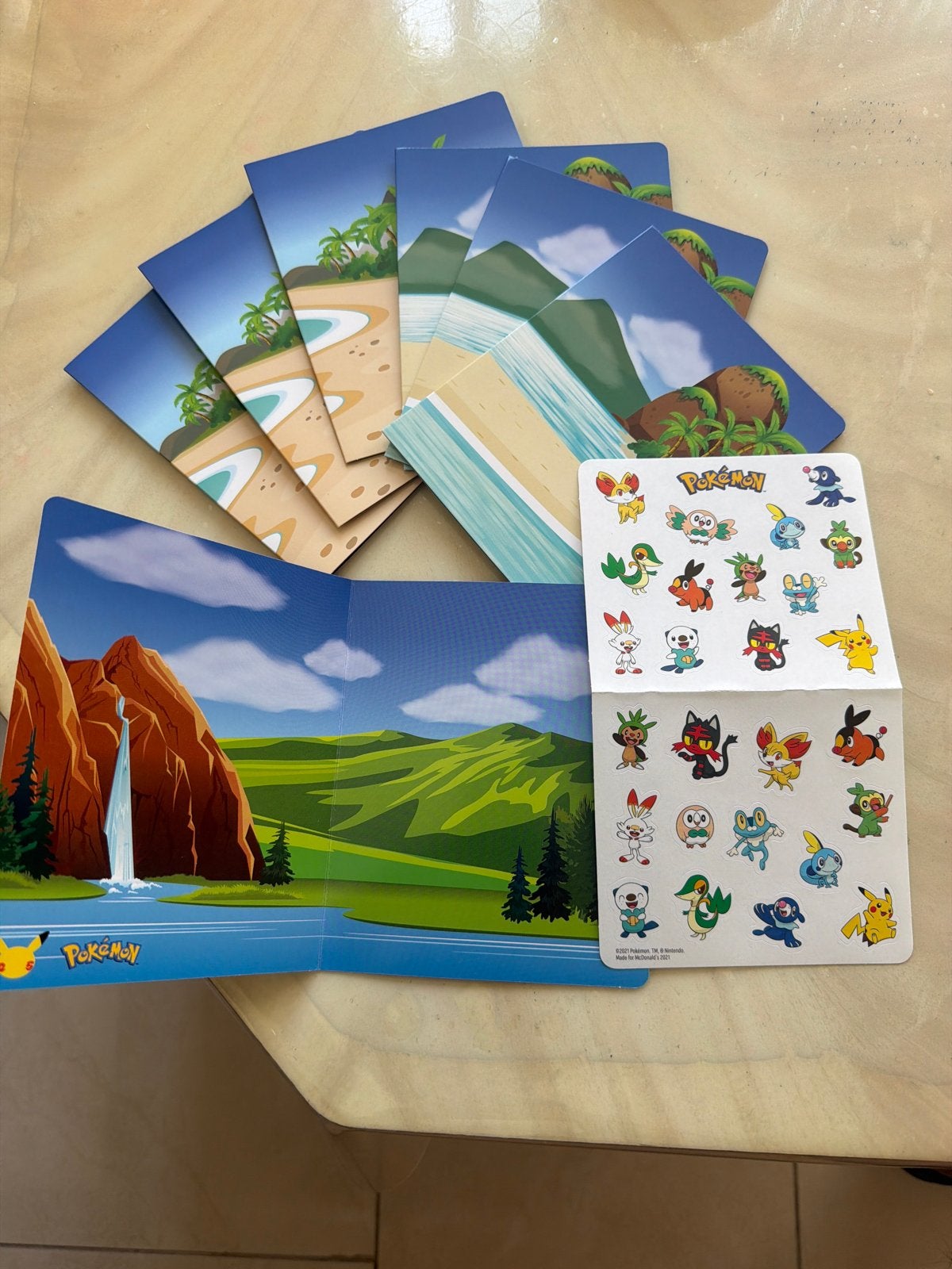 McDonald’s Pokémon Stickerboek + Stickers, Ophalen, Nieuw