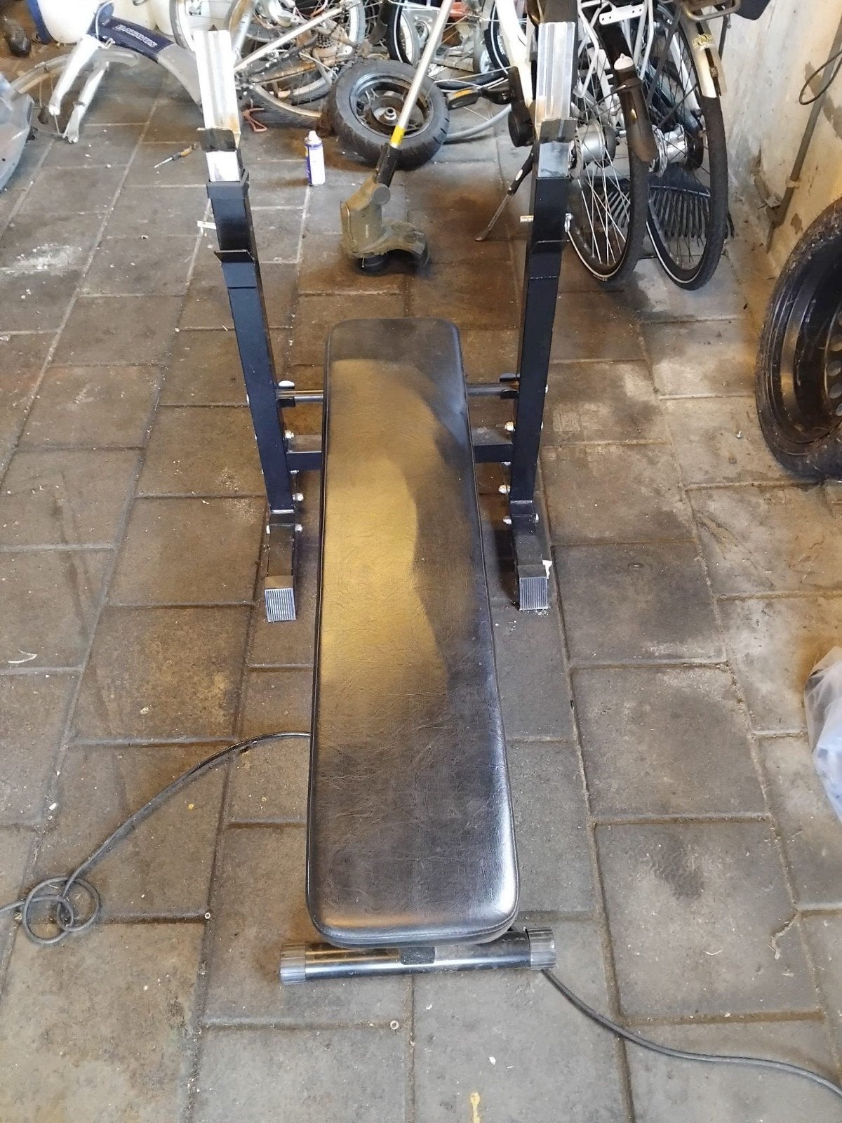 flat bench, Ophalen of Verzenden, Fitnessbank