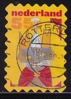 1899 - Nederland nvph 1869 gestempeld , Decemberzegel , Kat, Verzenden, Na 1940, Gestempeld