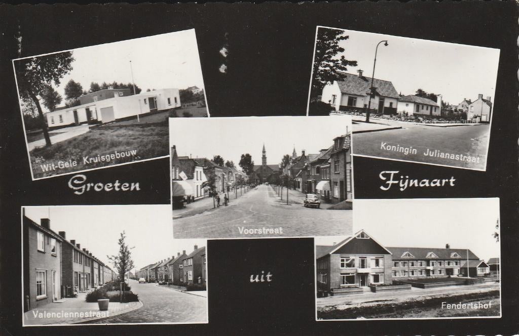 Fijnaart, Ophalen of Verzenden, 1940 tot 1960, Gelopen, Noord-Brabant