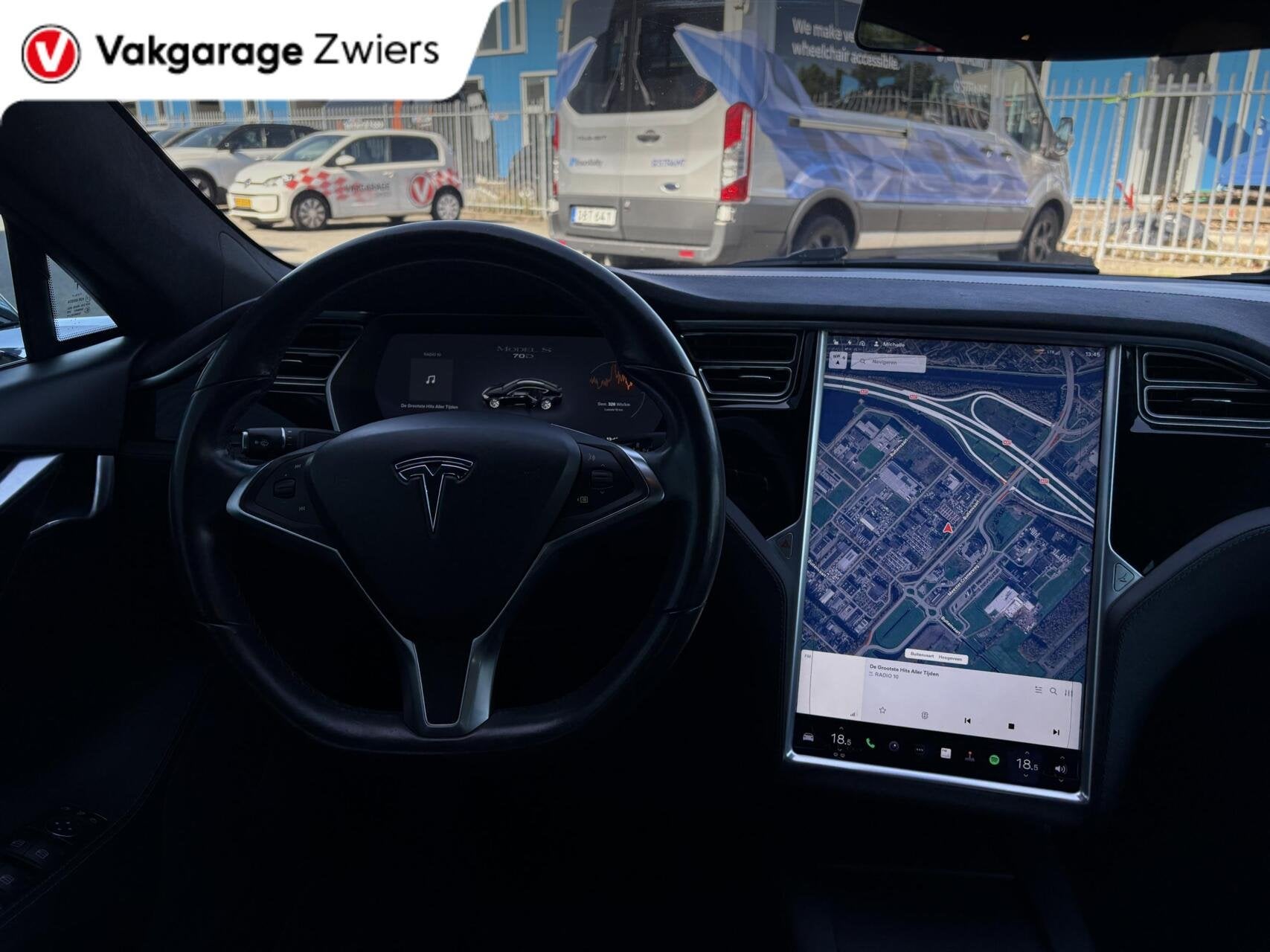 Tesla Model S 70D Base |Soh90.4%|Autopilot|Free Charging|Nav, Auto's, Tesla, Gebruikt, Model S, Zwart, Origineel Nederlands
