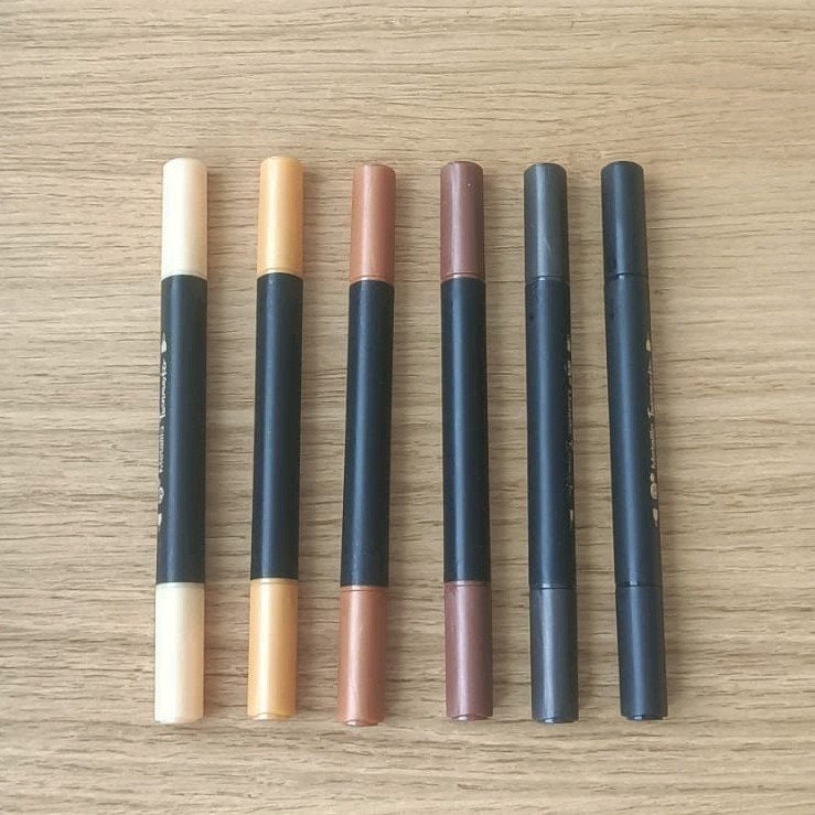 Metallic twinmarkers action, Ophalen of Verzenden, Zo goed als nieuw, Potlood of Stift