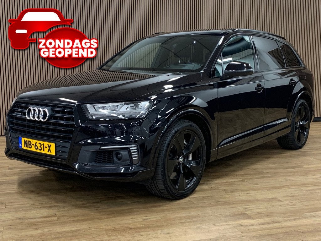 Audi Q7 3.0 TDI e-tron quattro Sport|Head Up Display|Opendak, Automaat, Gebruikt, 259 pk, 2420 kg