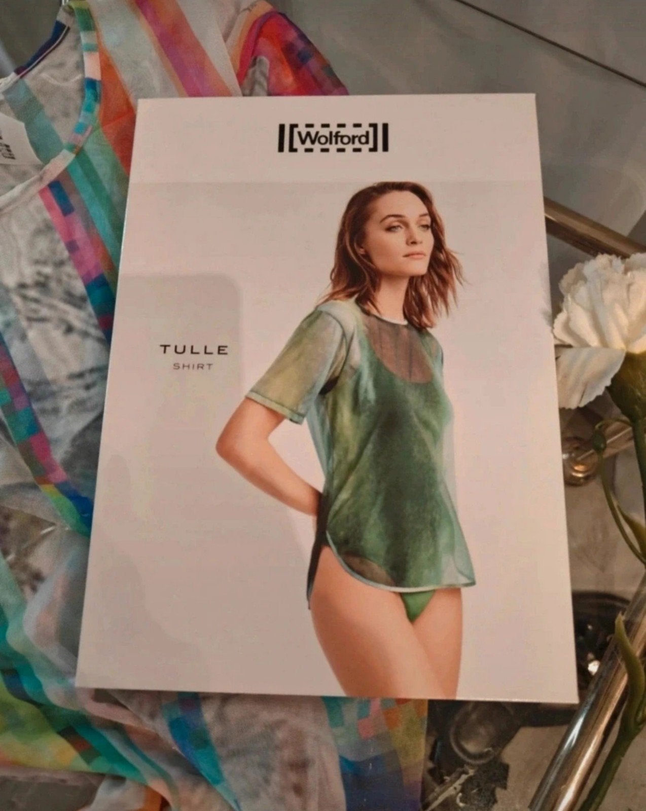 Wolford Tulle Shirt Regenboog - Nieuw met kaartjes, Meerkleurig, Nieuw, Ophalen of Verzenden, Wolford