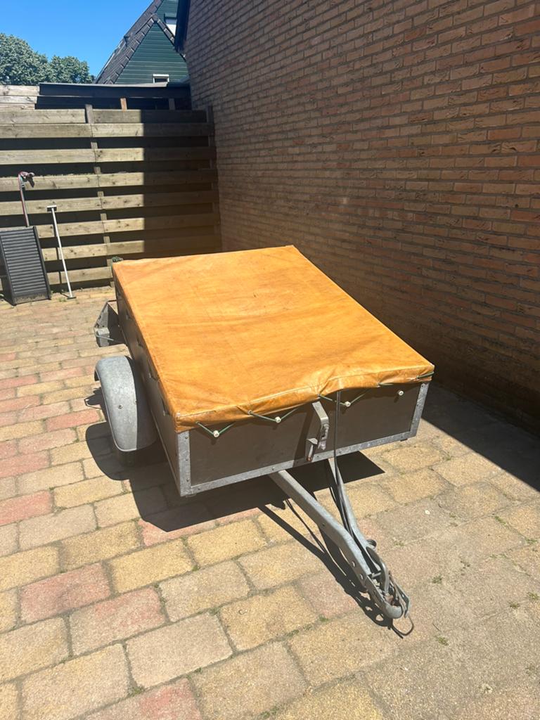 Kleine aanhanger of bagagewagen, Ophalen, Gebruikt