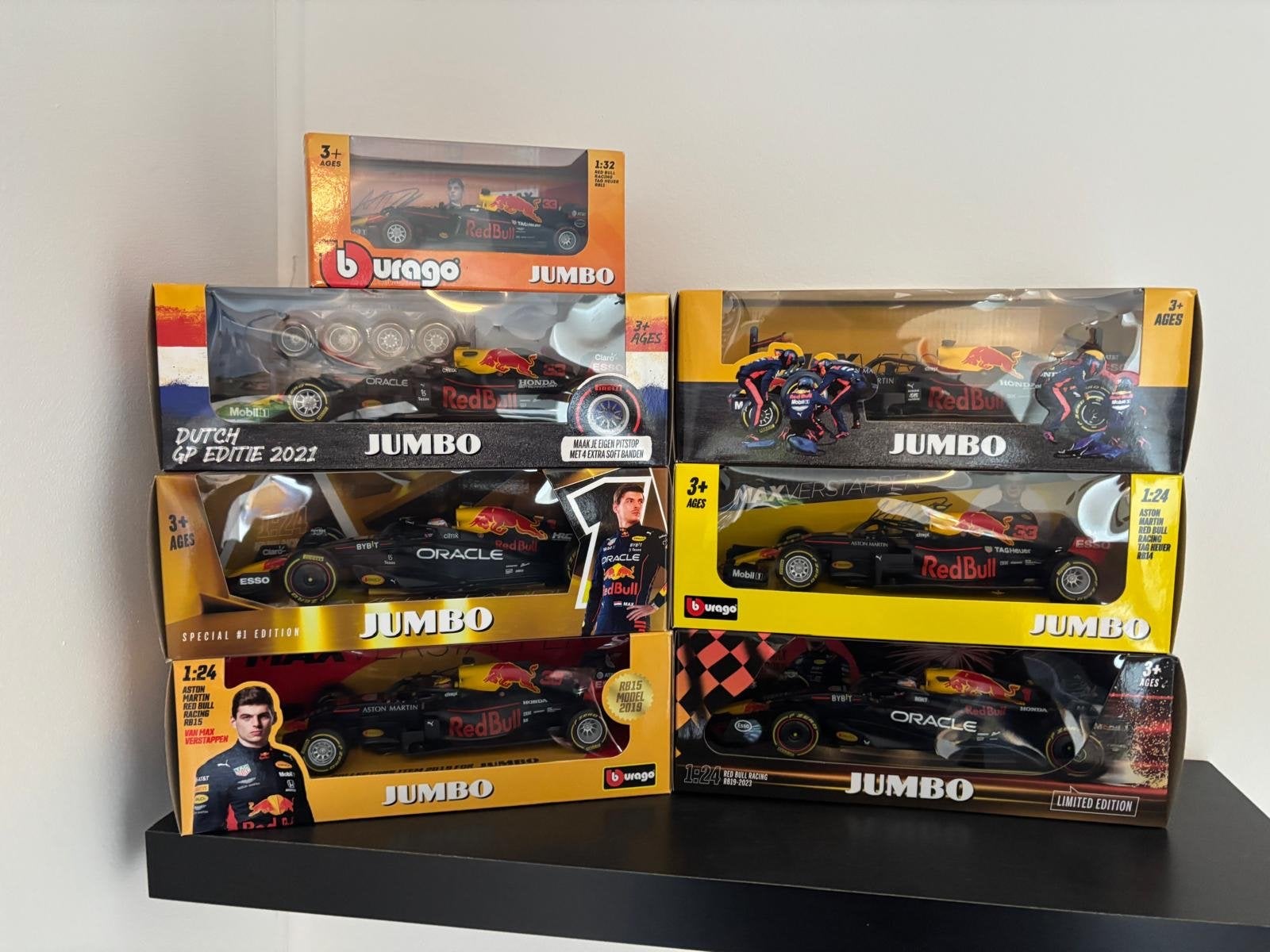 Schaalmodel F1 Max Verstappen Red Bull Raceauto's Collectie, Ophalen, Nieuw, Auto