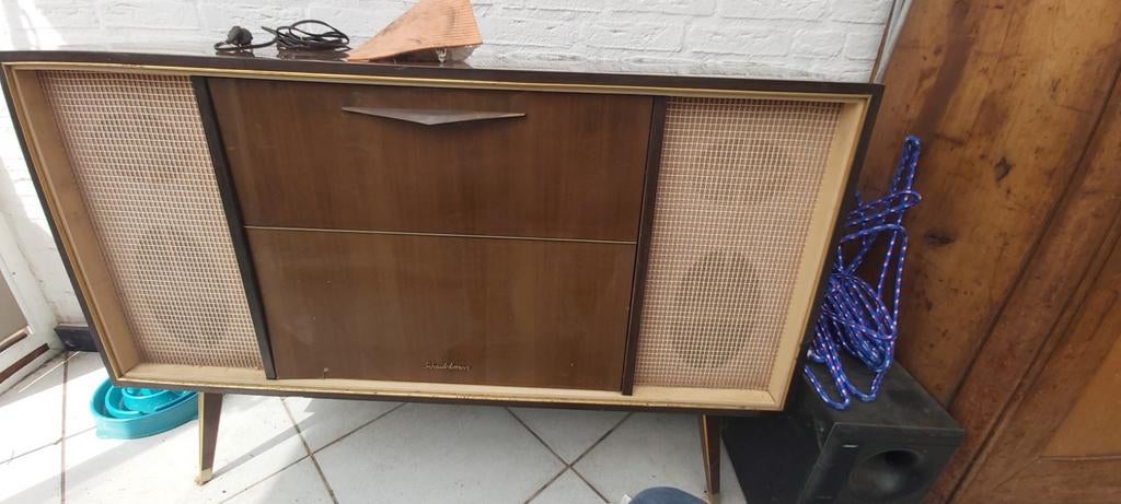 Schaub-Lorenz platenspeler met radio, Ophalen, Gebruikt, Overige merken