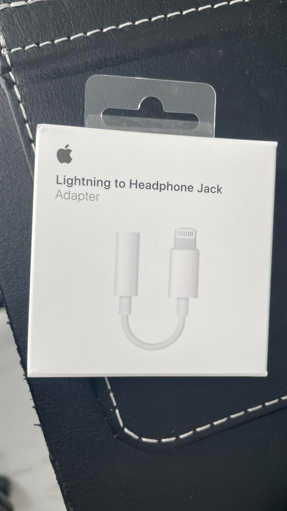 Apple Lightning naar 3.5mm Hoofdtelefoon Jack Adapter, Ophalen of Verzenden, Nieuw, Snoer of kabel, Apple iPhone