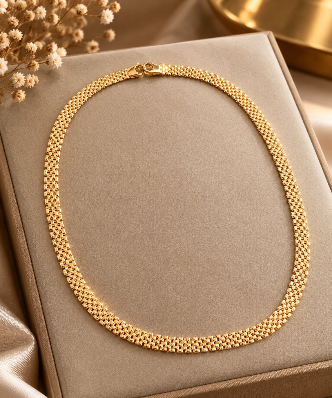 gouden ketting ( panter/rolex schakel ) 22,3 gram 14 karaat, Sieraden, Tassen en Uiterlijk, Ophalen of Verzenden, Zo goed als nieuw