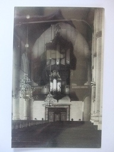 Q36 Schiedam - Orgel Grote Kerk - 1956, Verzenden, 1940 tot 1960, Ongelopen, Zuid-Holland