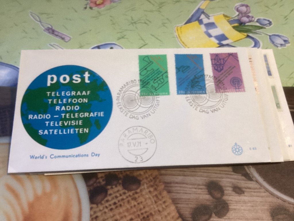 No4305 Suriname E83 karrewiel Heb ook Nederland jaargangen, Postzegels en Munten, Ophalen of Verzenden, Onbeschreven, Rest van de wereld