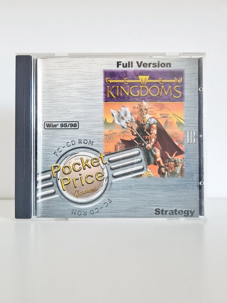 Seven Kingdoms - Pocket Price - PC cd-rom, 1 speler, Ophalen of Verzenden, Zo goed als nieuw, Strategie en Constructie