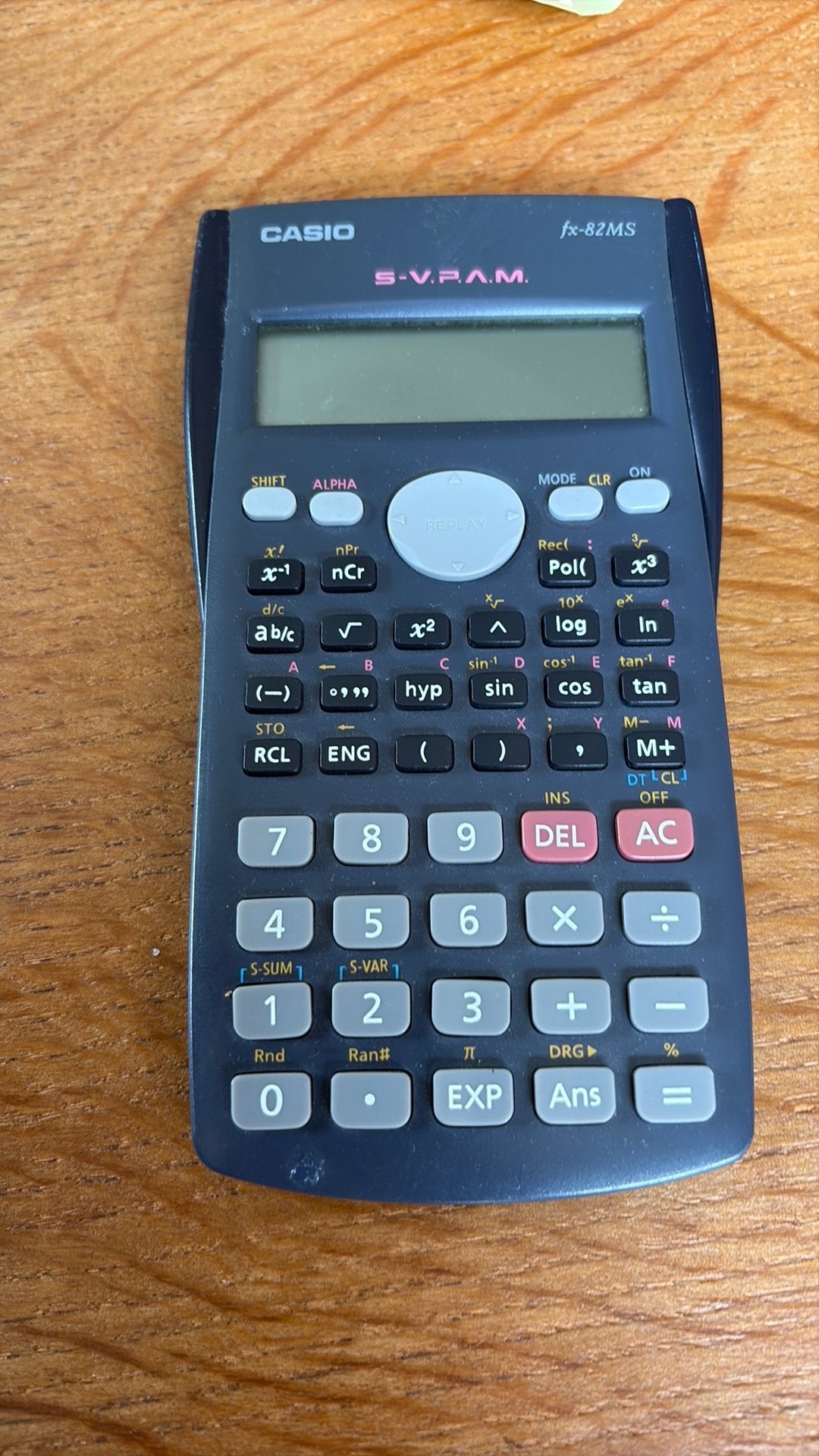 Casio fx 82 ms, Ophalen