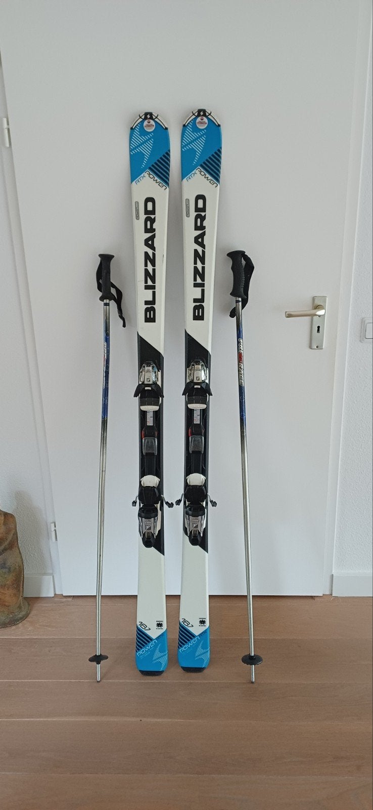 ski's met stokken, Sport en Fitness, 160 tot 180 cm, Zo goed als nieuw, Ski's, Ophalen