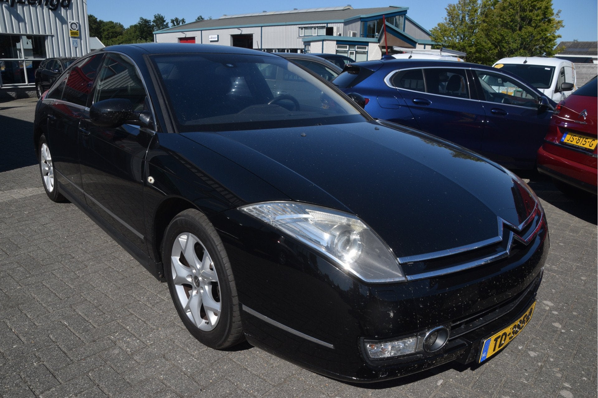 Citroën C6 3.0 HdiF V6 Exclusive Motor niet goed, zie besch, Gebruikt, Zwart, C6, 1848 kg