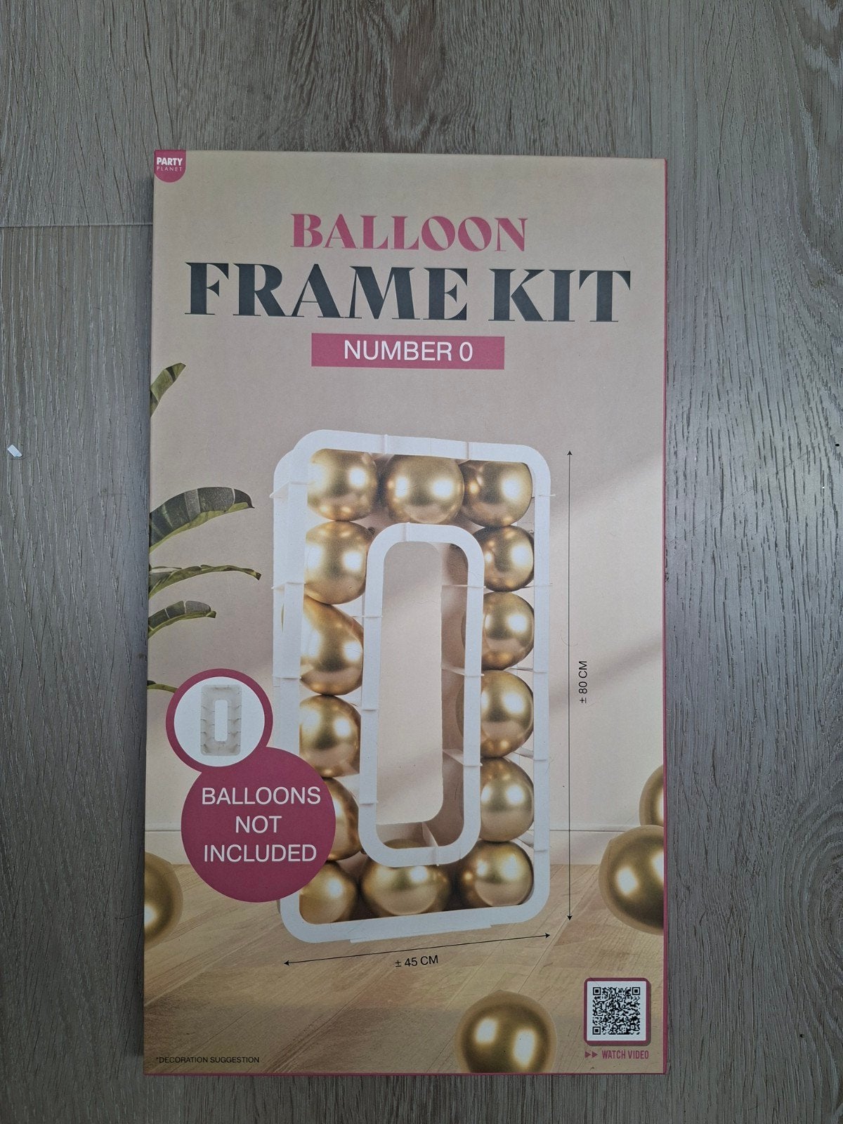 Ballon Frame Kit Nummer 0 - Feestdecoratie, Ophalen of Verzenden