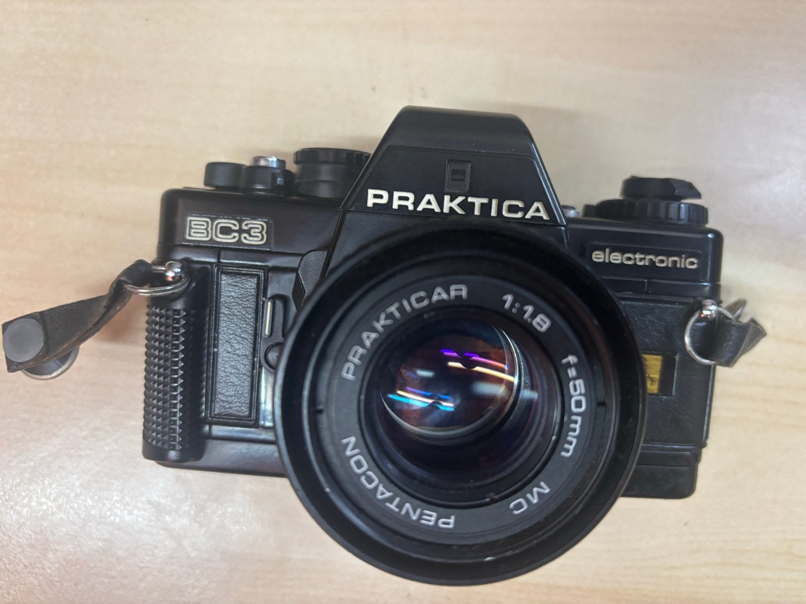 Praktica BC3 Spiegelreflexcamera met Pentacon 50mm lens, Ophalen of Verzenden, Zo goed als nieuw, Spiegelreflex, Overige Merken