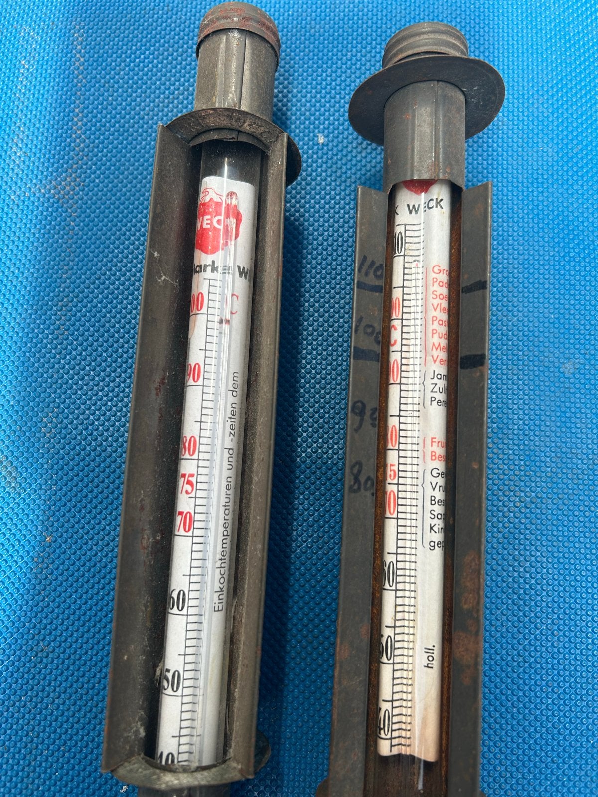 Vintage WECK Inmaakthermometers - Set van 2, Ophalen of Verzenden