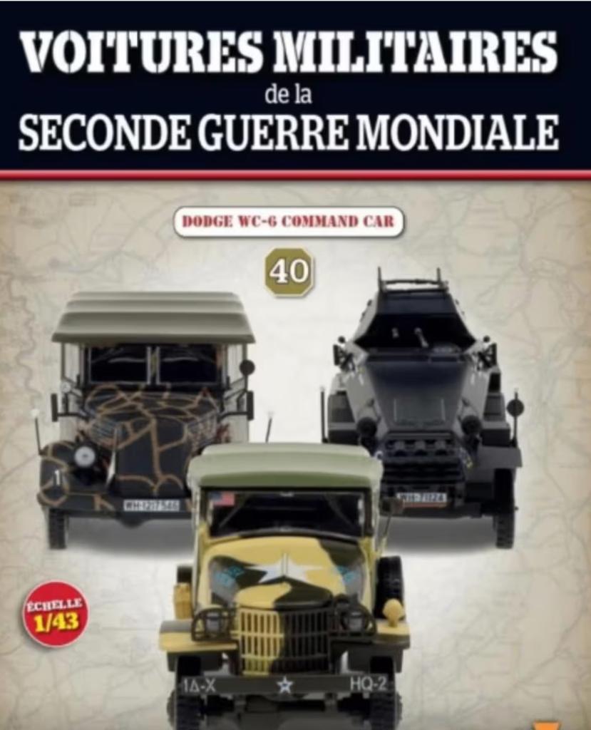 Dodge WC 6 Command  1943 1/43 VOITURES Militaires WO II # 40, Verzenden, Nieuw, Auto, Overige merken