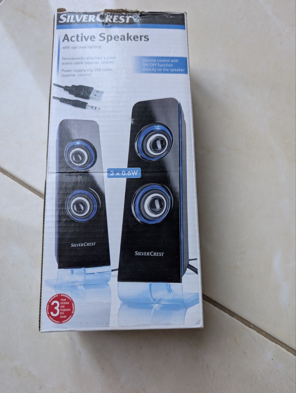 ACTIVE SPEAKERS USB MET VERLICHTING, Ophalen of Verzenden, Nieuw