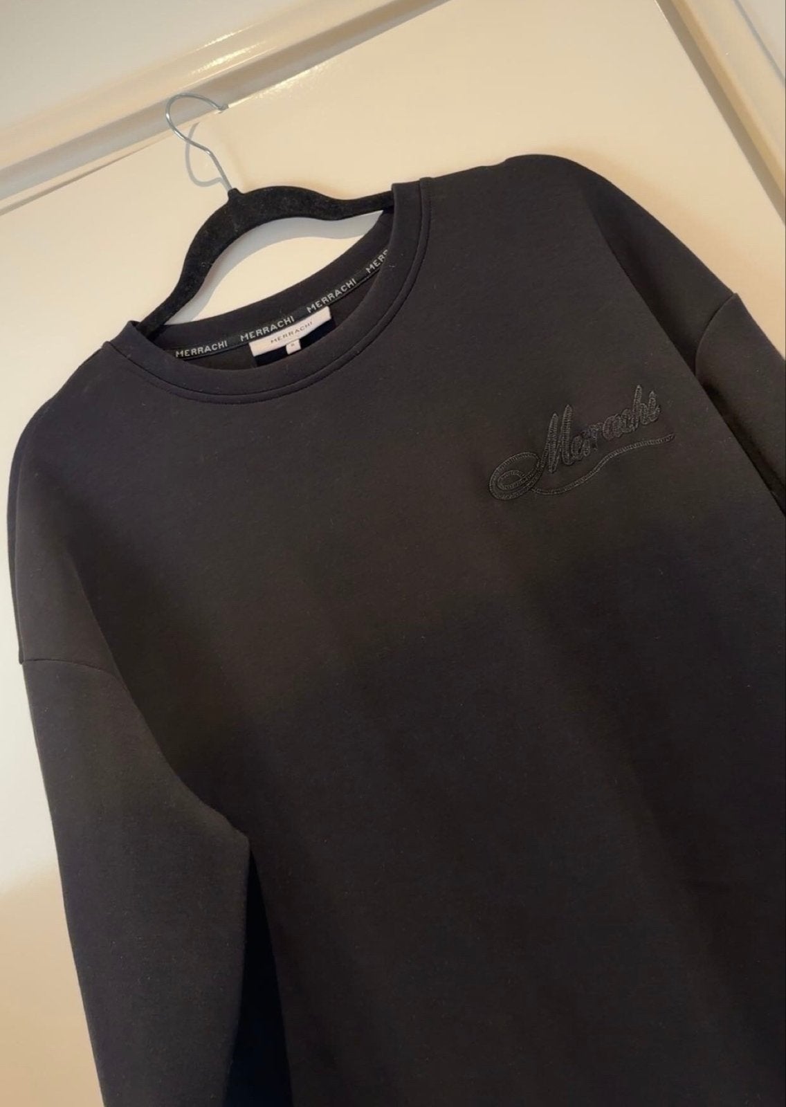 Merrachi comfy sweater dress, Kleding | Dames, Jurken, Zwart, Ophalen of Verzenden, Zo goed als nieuw, Maat 36 (S)