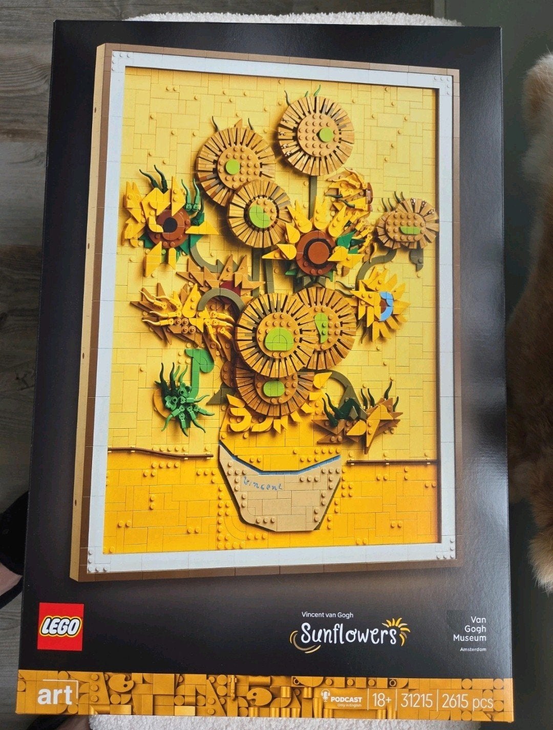 Zonnebloemen van Gogh Lego, Ophalen of Verzenden, Nieuw, Borduurpakket
