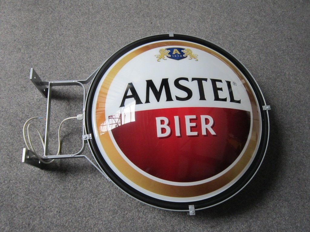 AMSTEL BIER LED LICHTRECLAME, Verzamelen, Ophalen, Nieuw, Overige typen, Amstel