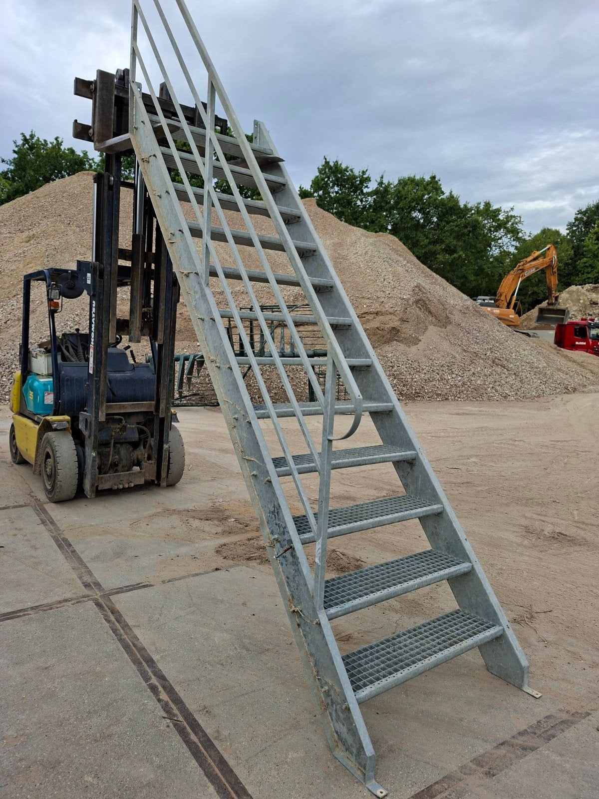 Steektrap Staal Trappen, Ophalen, Gebruikt, IJzer