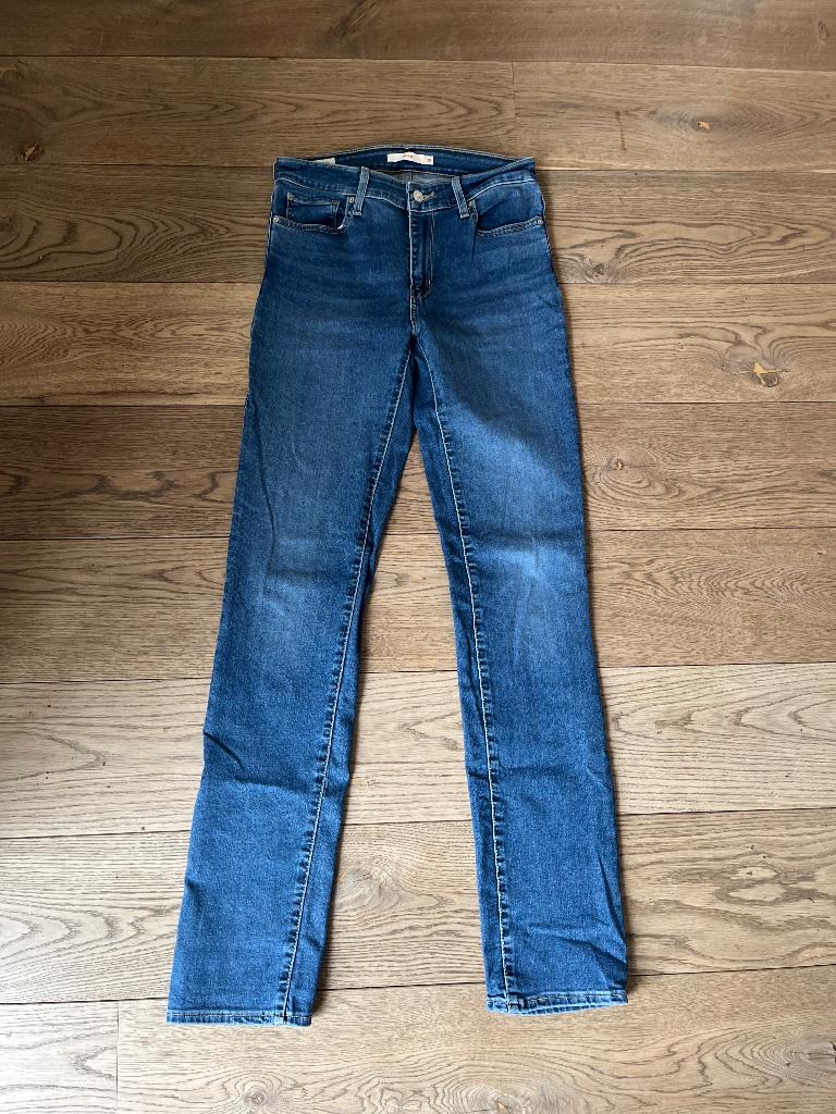 Levi’s 712, Ophalen of Verzenden, Zo goed als nieuw, Blauw, W28 - W29 (confectie 36)