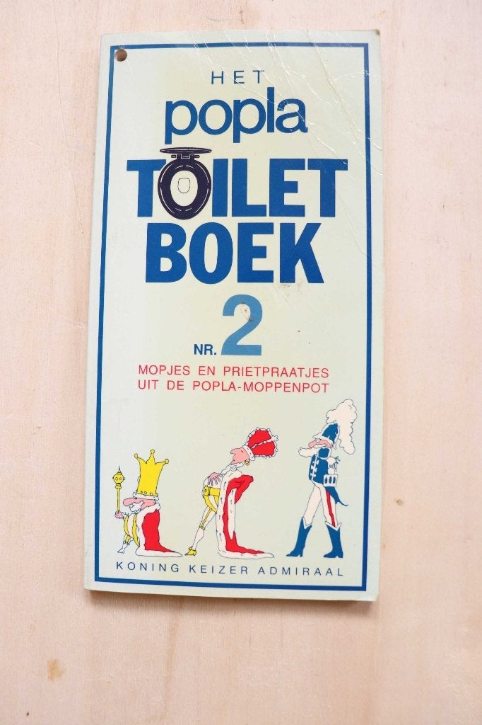 Popla Toiletboek nr. 2 – Moppenboek / Humor – 1987, Gelezen, Moppen, Ophalen of Verzenden, Beaumont, Laura, Oddie, Bill
