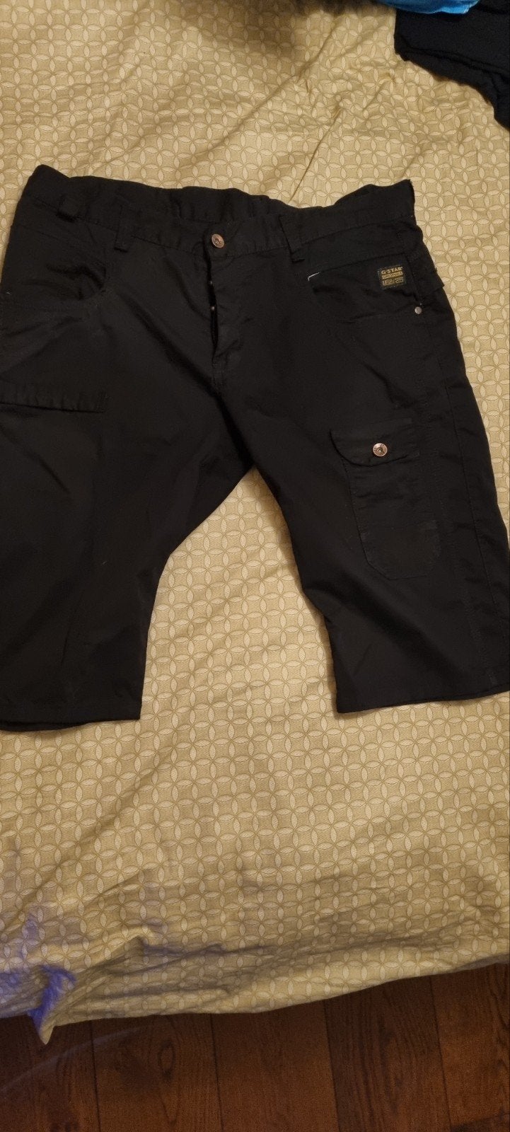 G-Star Raw Denim Korte Broek Zwart Maat 36, Kleding | Heren, Broeken en Pantalons, Zwart, Overige maten, Ophalen of Verzenden