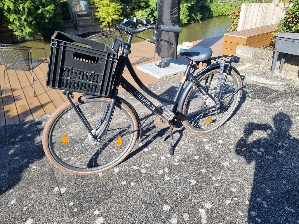 Cortina U4 Transportfiets N7 - Unisex - Grijs Mat, Fietsen en Brommers, Gebruikt, Versnellingen, 50 tot 53 cm, Trommelrem