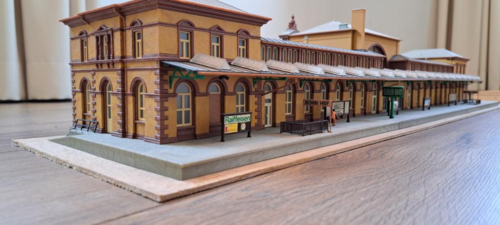 Station Bonn in H0, Hobby en Vrije tijd, Ophalen, Gebruikt, Gelijkstroom, Fleischmann