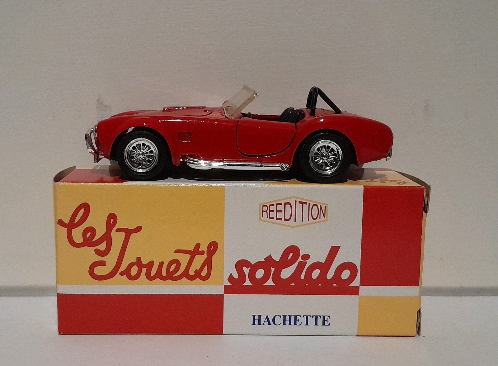 Solido AC Cobra 1/43 z.g.a.n., Ophalen of Verzenden, Zo goed als nieuw, Auto, Solido