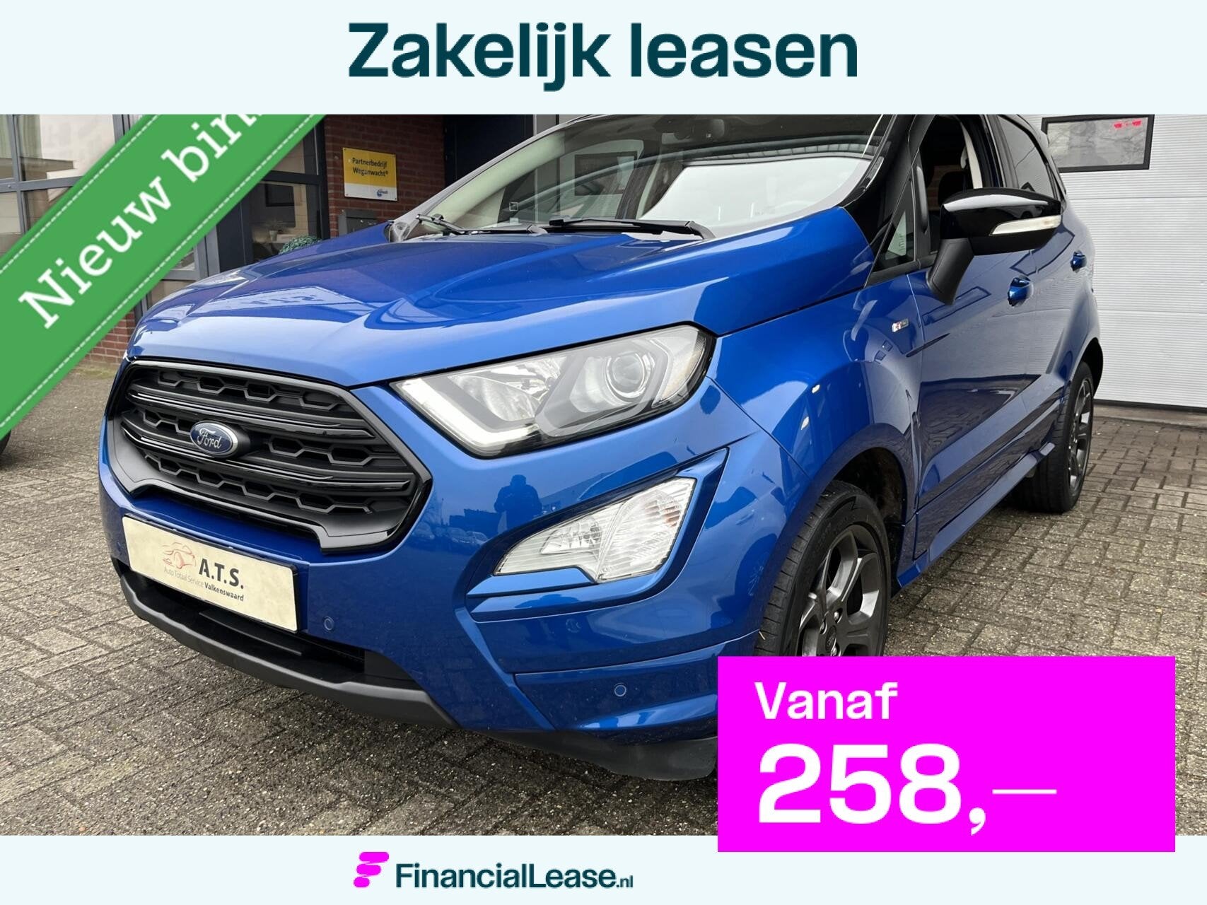 Ford EcoSport 1.0 EcoBoost ST-LINE NAVI*CAMERA*CRUISE*PDC*, 1263 kg, 125 pk, Gebruikt, Ecosport