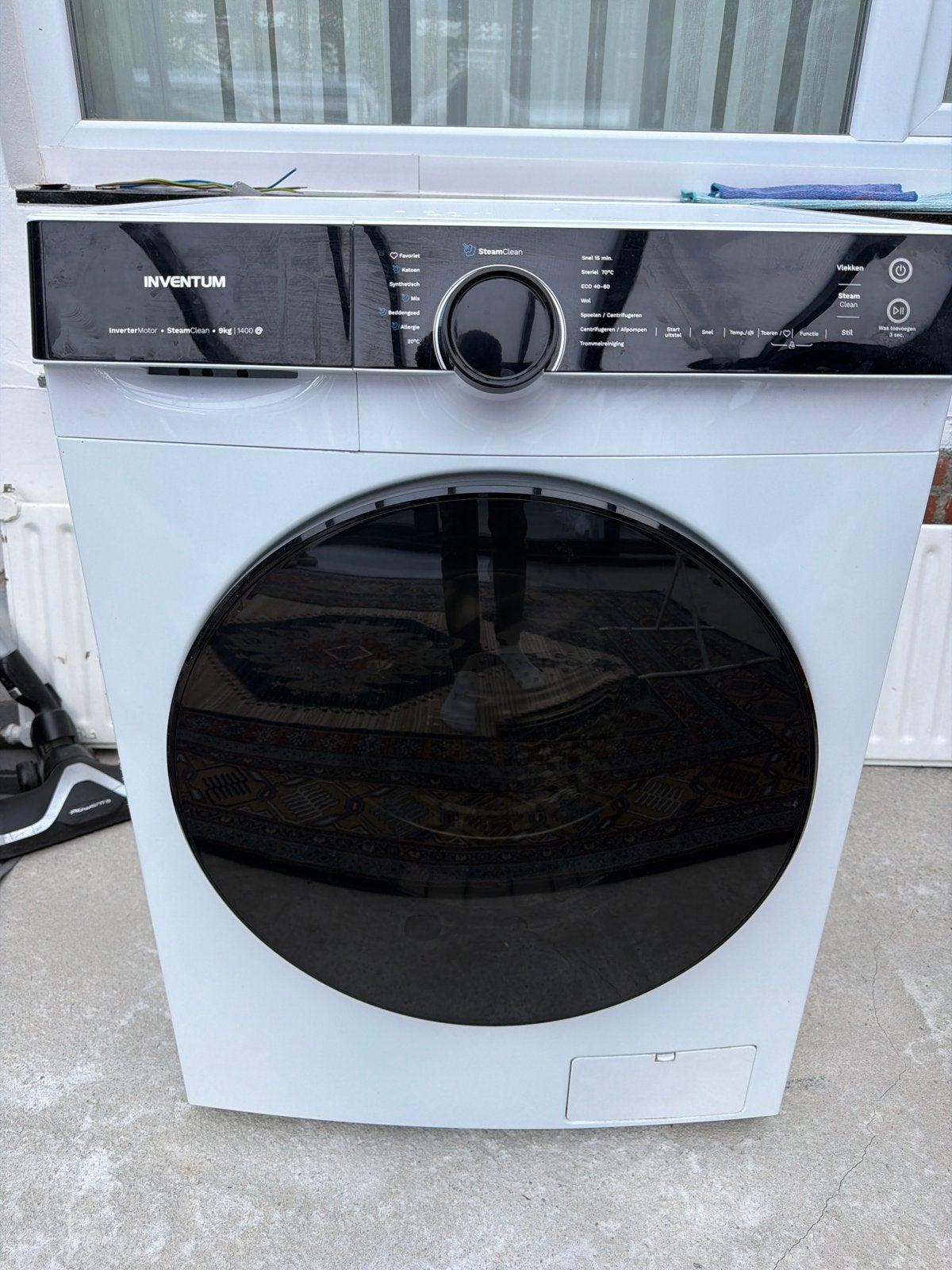 Inventum Wasmachine - Zo goed als nieuw, Witgoed en Apparatuur, Wasmachines, Ophalen, 1200 tot 1600 toeren, 8 tot 10 kg, Zo goed als nieuw