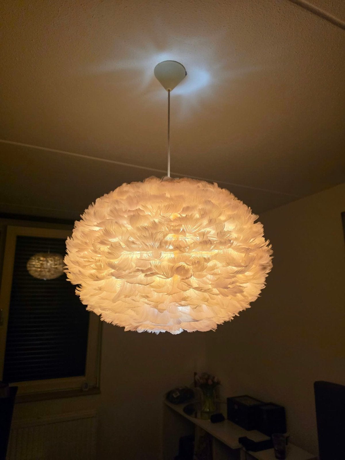 Umage Eos hanglamp met veren, Ophalen, Zo goed als nieuw